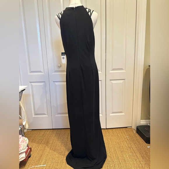 NWT Lauren Ralph Lauren black gown size 12 - Picture 4 of 7